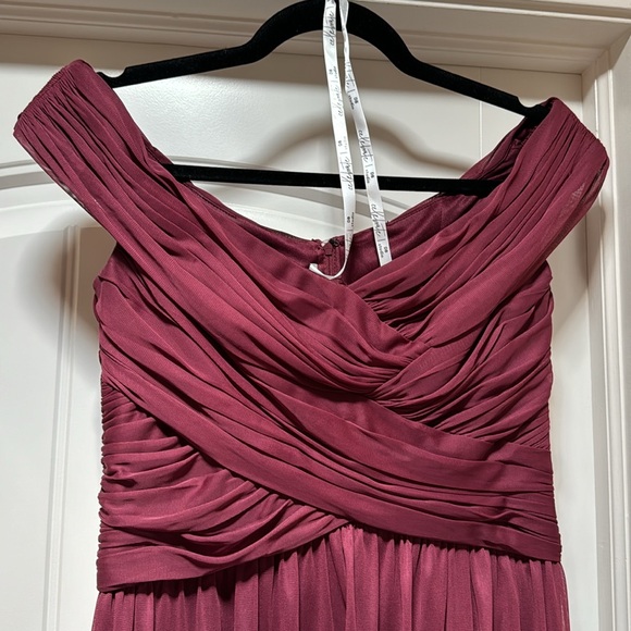 David’s bridal criss/cross bridesmaid dress. - Picture 5 of 7